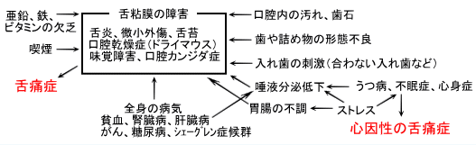 舌痛症の発症機序
